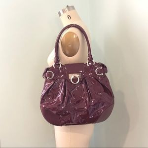 Salvatore Ferragamo Purple Shoulder Bag